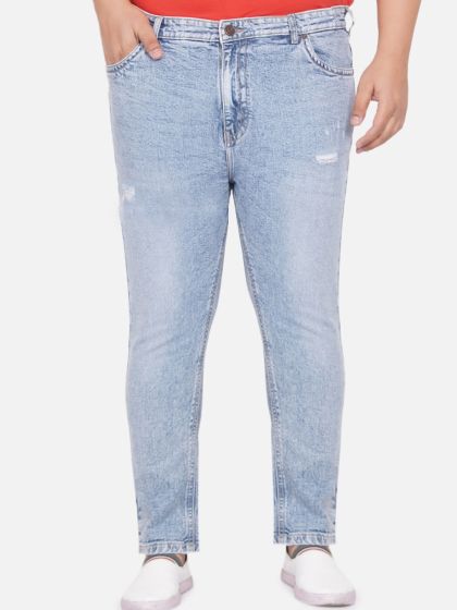 Urbano Plus Regular Men Light Blue Jeans - Buy Urbano Plus Regular