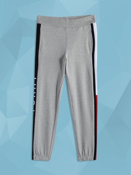 Tommy hilfiger discount side stripe joggers