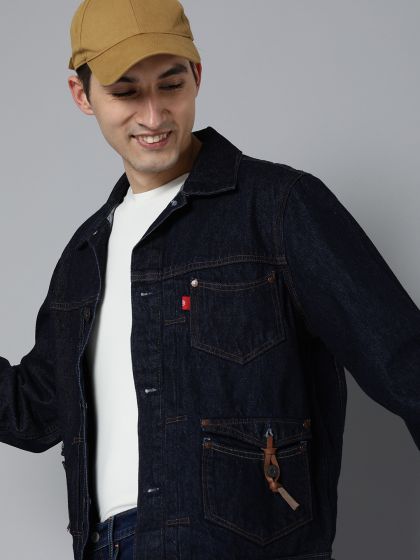 Levi's patchwork black trucker jacket 2025