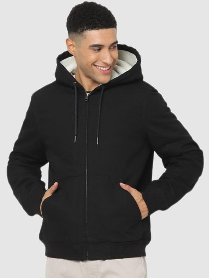 Buy Puma Men Black Solid NLA Hooded Padded Track Jacket - Jackets for Men  2201695 | Myntra