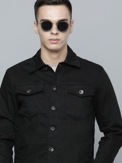 Buy Flying Machine Men Blue Sleeveless Denim Jacket - Jackets for Men  7431289 | Myntra