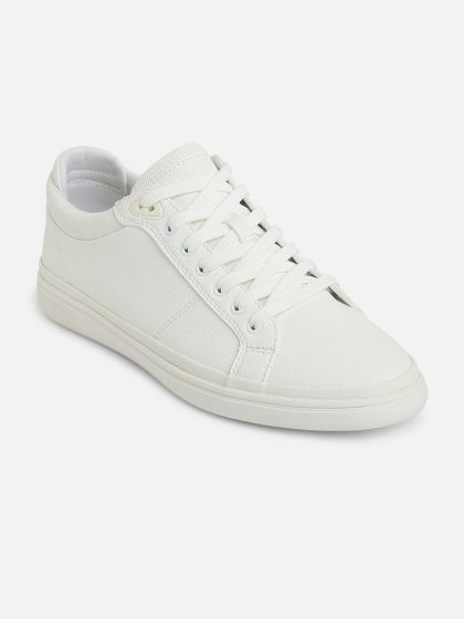 Buy ROSSO BRUNELLO Men White Leather Sneakers Casual Shoes for