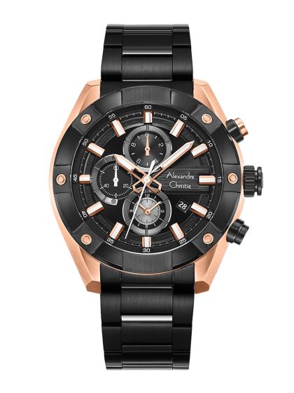Alexandre christie steel watch sale