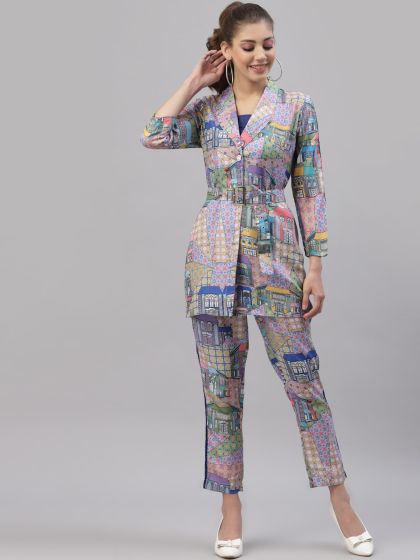 Buy Shae By SASSAFRAS Women Shirt With Palazzos Co Ords Set - Co