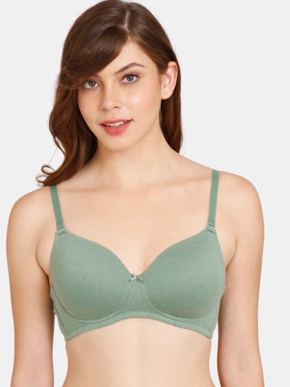Buy Rosaline by Zivame Pink Under Wired Padded T-Shirt Bra for