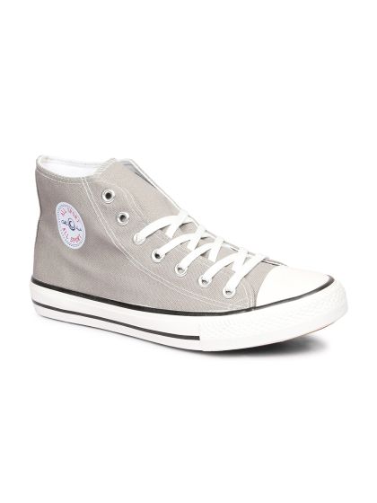 Mens grey shop leather converse