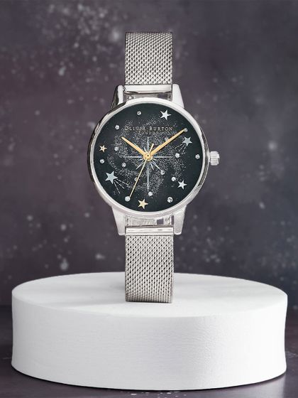 Buy Olivia Burton Women Printed Dial Leather Straps Analogue
