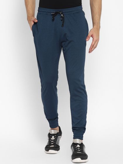 Macroman M-Series  Solid Men Blue Track Pants - Buy BLUE Macroman