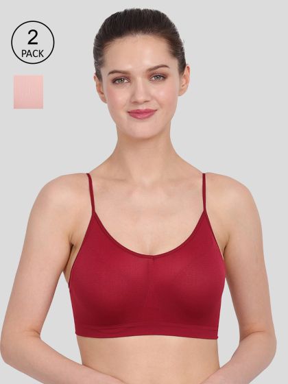 Buy Clovia Cotton Rich Non Wired T Shirt Bra With Transparent