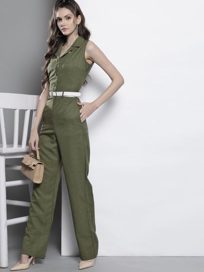 Buy H M Black Satin Jumpsuit Jumpsuit for Women 13014278 Myntra