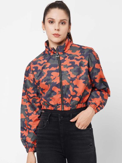 Tommy hilfiger deals camo jacket womens