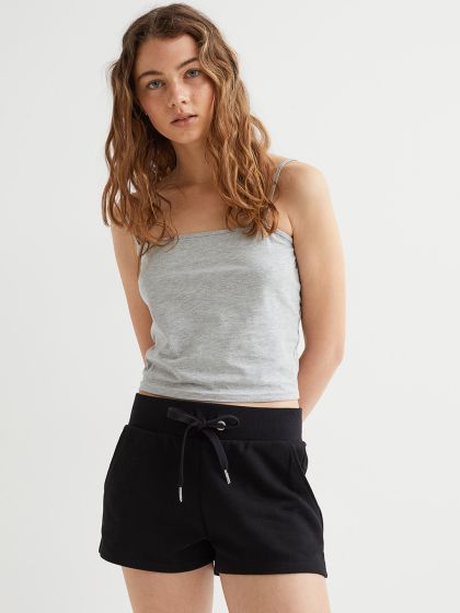 Buy H M Women Black High Waist Hotpants Shorts for Women