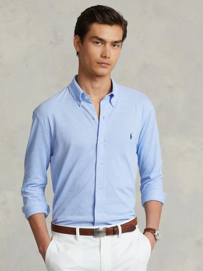 Ralph Lauren Sport Long Shirt blue casual look Fashion Shirts Long Shirts 