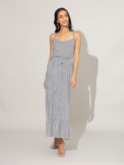 Calf length jersey dress clearance
