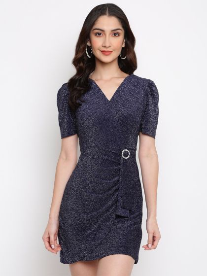 Buy Latin Quarters Black Checked Dress Dresses for Women