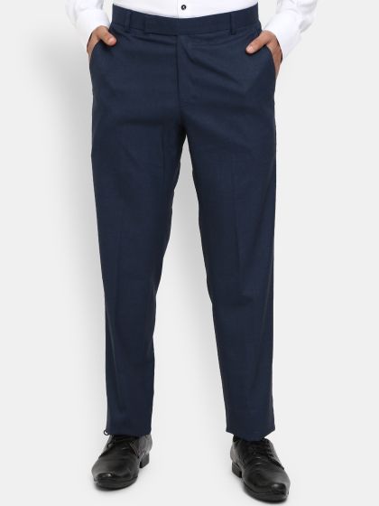 Buy Nation Polo Club Men Blue Skinny Fit Solid Chinos  Trousers for Men  6558975  Myntra