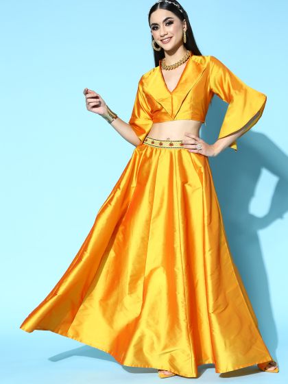 Collar cheap lehenga blouse