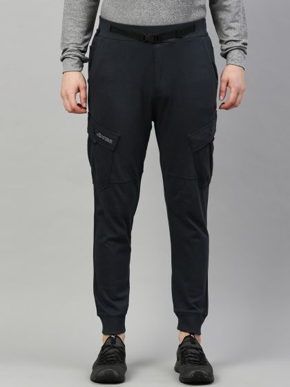 Buy Proline Active Men Black Solid Cotton Joggers Track Pants