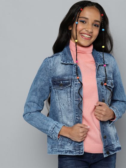 Tommy hilfiger girls outlet denim jacket