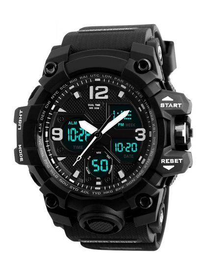 Buy CASIO G Shock Men Black Dial Extra Large Combination Watch GA