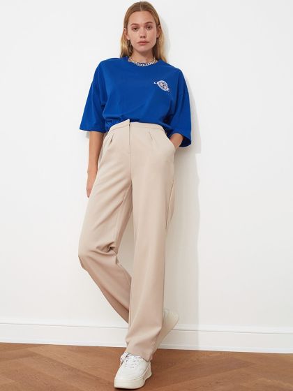 Buy Beige Pants for Women by The Label Life Online