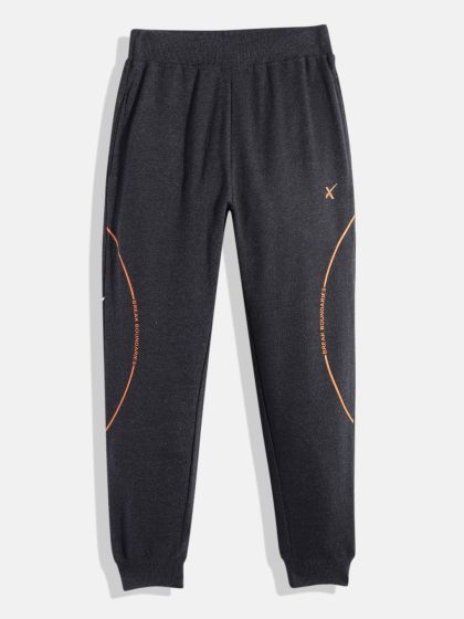 Buy HRX By Hrithik Roshan Boys Charcoal Melange Lifestyle Joggers