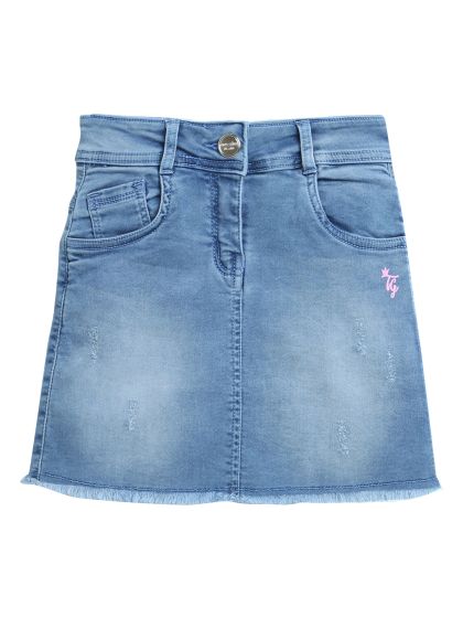 Tiny denim hot sale skirt