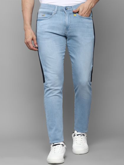 Side stripe discount jeans mens myntra