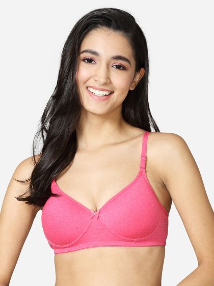 Buy Lady Love Blue Solid Non Wired Lightly Padded Everyday Bra - Bra for  Women 8984907