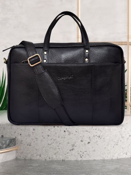 Da milano 2025 leather laptop bags