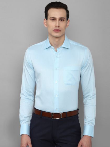 Louis Philippe Formal Shirts : Buy Louis Philippe Men Light Blue