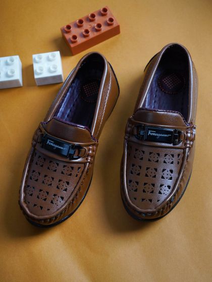 Buy Style Shoes Boys Perforated Loafers Casual Shoes for Boys