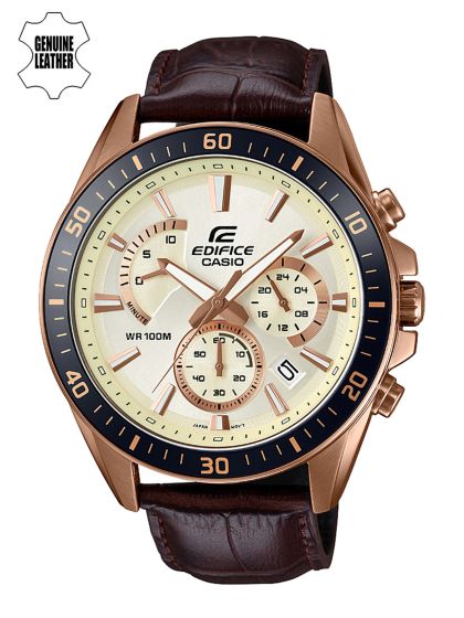 Buy Casio Edifice Men Silver Analogue Watches ED373 EF 540D