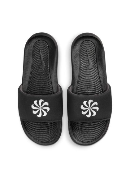 Nike red white deals and blue slides
