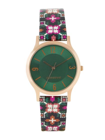 Buy TEAL BY CHUMBAK Women Navy Blue Analogue Watch 8907605057366