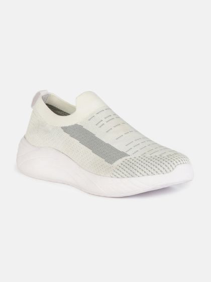 Buy Puma Men Black Solid Mono Knit X Mid Top Slip On Sneakers