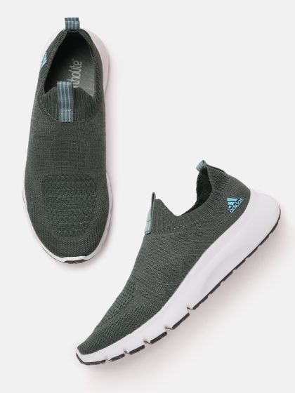 Buy ADIDAS Men Black Blue Colourblocked Flodean Walking Slip On