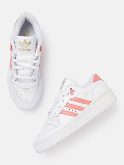 Buy ADIDAS Originals Women White Pink Perforations Stan Smith