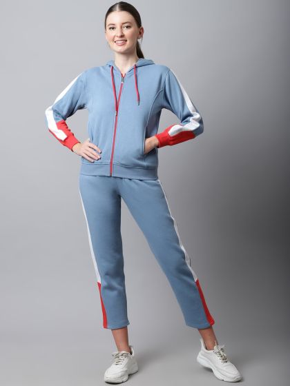 Off white blue tracksuit womens top