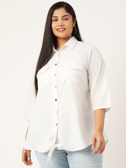 Plus size formal new arrivals shirts for ladies