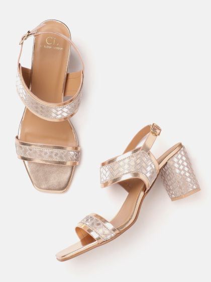Carlton london gold sandals hotsell