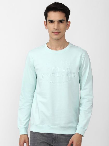 Peter england white sweatshirt deals