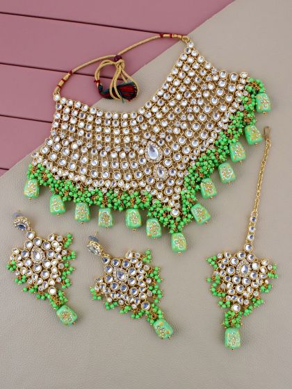 Lucky bridal cheap jewellery set