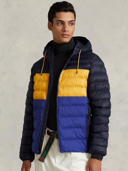 Fred perry bomber collar bubble jacket online