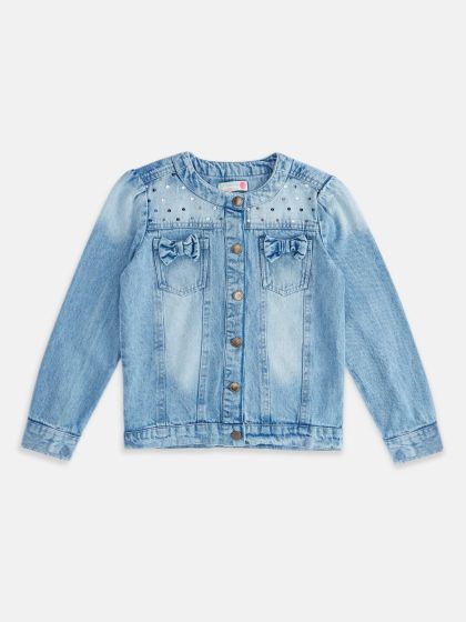 Tommy hilfiger girls best sale denim jacket