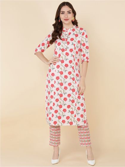 Groversons Paris Beauty Women's Cotton Dobby design fabric, Non