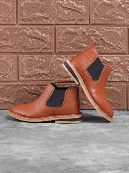Boys tan chelsea boots shop