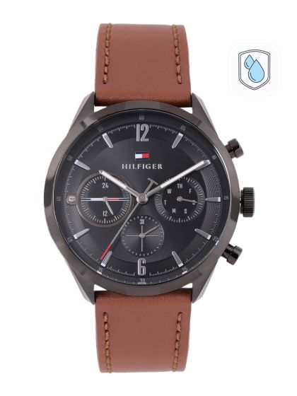 Tommy hilfiger genuine leather watch top