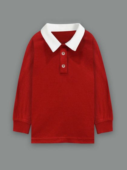 Buy A T U N Boys Burgundy Polo Collar T Shirt Tshirts for Boys