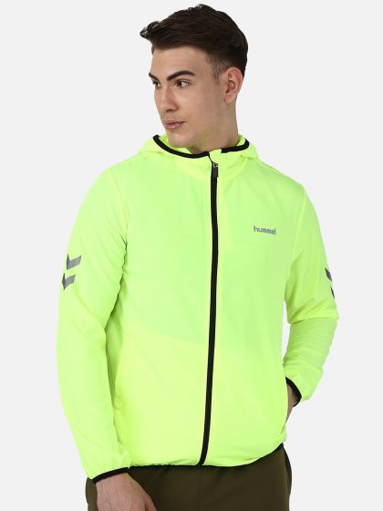 Fila neon green discount jacket